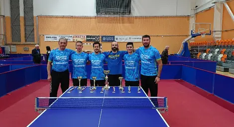 Русенският тенис на маса с отборна държавна титла