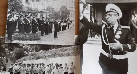 Диригентът Петър Терзиев дари снимки и документи за Духовия оркестър на Архива