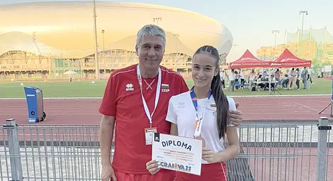 Росина Николова с балкански бронз на пистата в Крайова