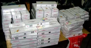 Над два бака нелегални цигари открити в саковете на румънец