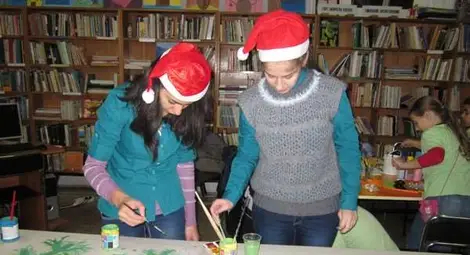 Коледа в библиотеката /галерия/