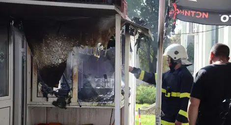 Запален фритюрник едва не взриви барче до училище
