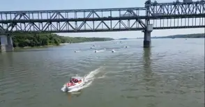 Два флага, една река: Русе и Гюргево готвят воден спектакъл под Дунав мост