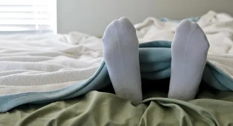 Лягайте си с чорапи за здрав сън