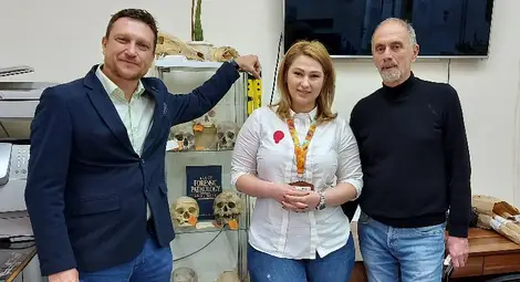 Д-р Пламен Димитров, д-р Марина Митева и д-р Иван Стоянов /отляво надясно/.