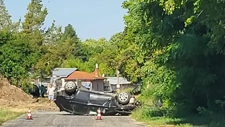 Шофьор катастрофира с 1.66 промила в 7.30 часа сутринта Шофьор катастрофира с 1.66 промила в 7.30 часа сутринта