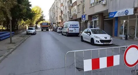 Строително-ремонтни дейности затварят за два дни движението по част от ул. &bdquo;Солун&ldquo; в Русе