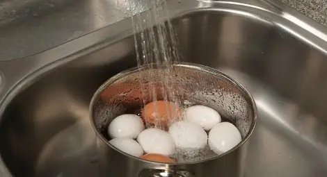 Проверете дали яйцата са пресни с помощта на студена вода