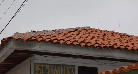 Новите керемиди в Задругата упорито се свличат от покрива