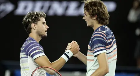 Тийм пречупи Зверев за първи финал в Мелбърн