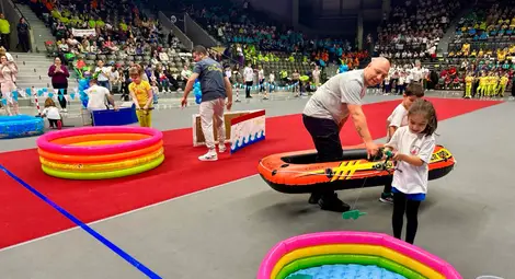 Спортен празник на детските градини в Русе събра над 500 малки участници