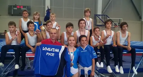 Русенските майстори на батута с 9 медала от държавното първенство