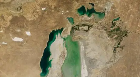 Аралско море почти пресъхна /галерия/ Аралско море почти пресъхна /галерия/