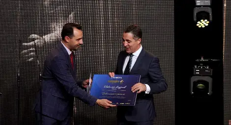 Николай Андреев, главен изпълнителен директор на Vivacom и Богдан Богданов, министър на икономиката и индустрията Николай Андреев, главен изпълнителен директор на Vivacom и Богдан Богданов, министър на икономиката и индустрията