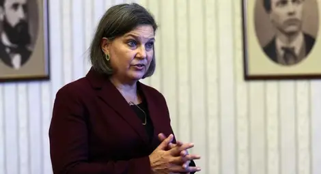 Снимка на Виктория Нюланд от нейно посещение в България / БГНЕС