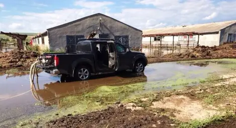 Над 5000 дка земеделска земя наводнени в Караманово Над 5000 дка земеделска земя наводнени в Караманово