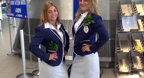 Елина тръгна с усмивка за Игрите в Баку