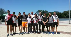 Гребците с титли, сребро и бронз на държавното