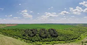 Първа стъпка към възстановяване на изгорелия символ 1300 край Бяла