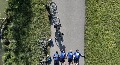 Велопътешественици разказват в снимки за живота по горното течение на Дунав