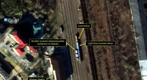 Тайнствен влак пресече за първи път от две години границата от Северна Корея към Русия
