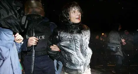 Жандармерията окървави протеста на Орлов мост /галерия/