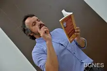 Калин Терзийски с литературен десант в Разградско Калин Терзийски с литературен десант в Разградско