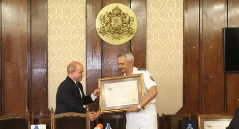 Военноморските сили честват в Русе 138 години от създаването си /галерия/