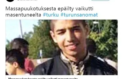 Нападателят от Турку бил самотен и депресивен