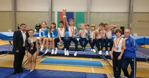 Русенските майстори на батута номер едно на държавното