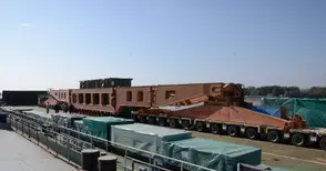 650-тонен трансформатор вози БРП с катамаран от Констанца за Сърбия