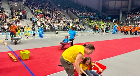 Спортен празник на детските градини в Русе събра над 500 малки участници