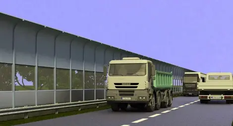 Така биха изглеждали преградите за намаляване на шума. Така биха изглеждали преградите за намаляване на шума.