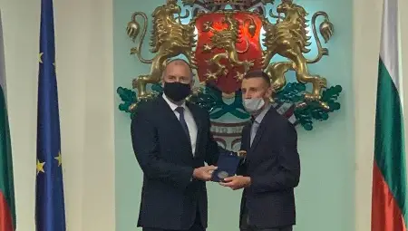 Президентът награди олимпийците Християн Стоянов и Ружди Ружди