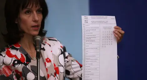 От ЦИК показаха как ще изглежда изборната бюлетина