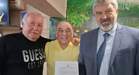 Бившият елитен рефер Севдалин Петров отпразнува 73-ия си рожден ден