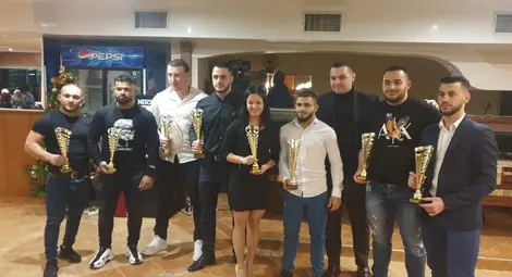 Куп отличия за състезателите и треньорите на ТСК &ndash; Русе от Българската федерация по вдигане на тежести