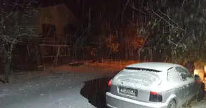 29 машини посрещнаха първия  сняг по пътищата в Русенско