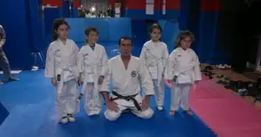 Изпит за степен при каратеките на „Динамик“