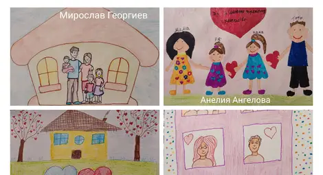 &bdquo;Аз и моето семейство&ldquo; оживя в рисунки на малки творци в Караманово /галерия/