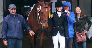 Млада майсторка в конния спорт втора на държавното с Вранглер