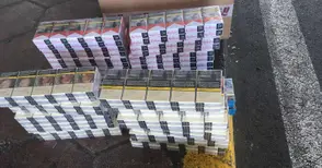 1060 кутии нелегални цигари са задържани на Дунав мост