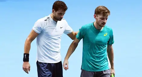 Димитров и Гофен започнаха с победа в турнира на двойки в Торонто Димитров и Гофен започнаха с победа в турнира на двойки в Торонто