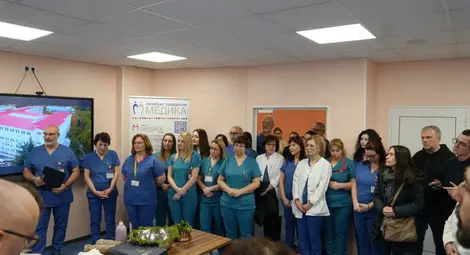 С обновена база, модерна апаратура и стабилен ръст на ражданията УМБАЛ &bdquo;Медика Русе&ldquo; отбеляза Деня на родилната помощ