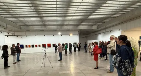 Художникът Даниел Дянков представи изложба на 60-ия си рожден ден в Художествената галерия в Русе