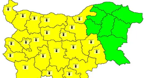 Предупреждение за опасни горещини в половин България