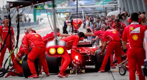 Доминация на Ферари във втората тренировка на "Сепанг"