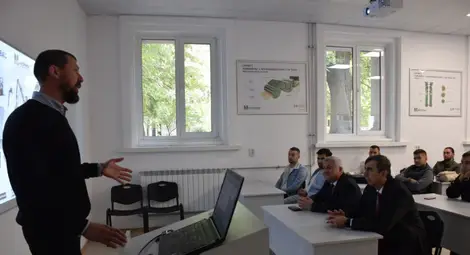 В Русенския университет тържествено бе открита реновирана с подкрепата на "Мегатрон" учебна зала