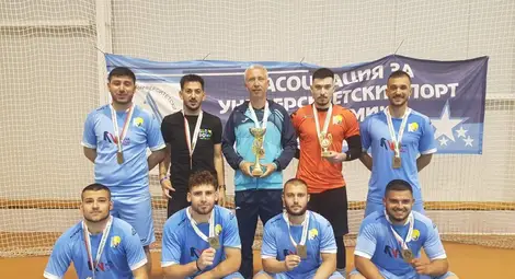 Русенските студенти национални шампиони по футбол в зала