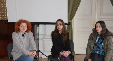 Екипът на проекта.                               Снимка: Красимир СТОЯНОВ